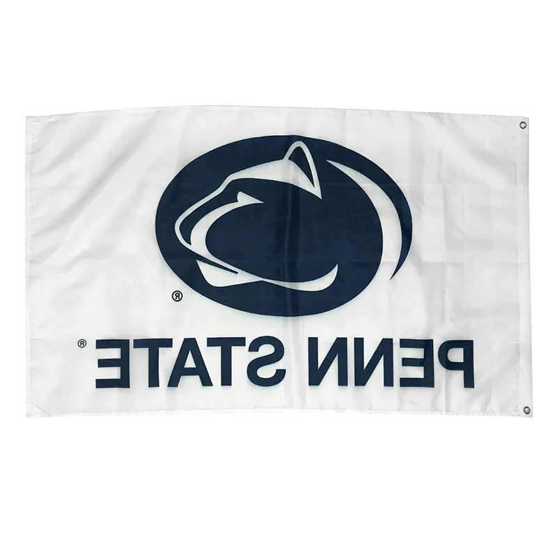 White Penn State Flag