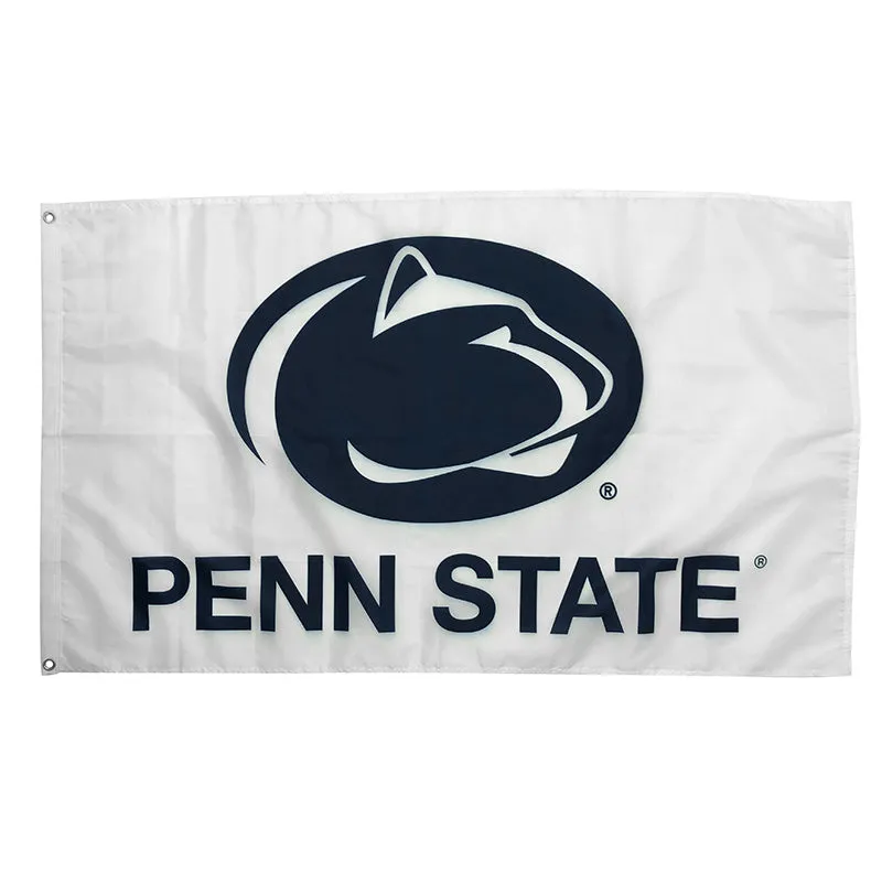 White Penn State Flag