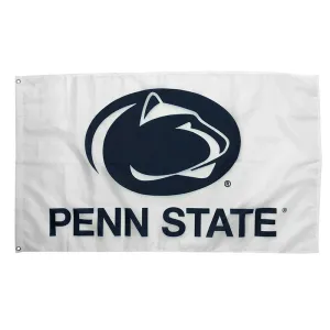 White Penn State Flag