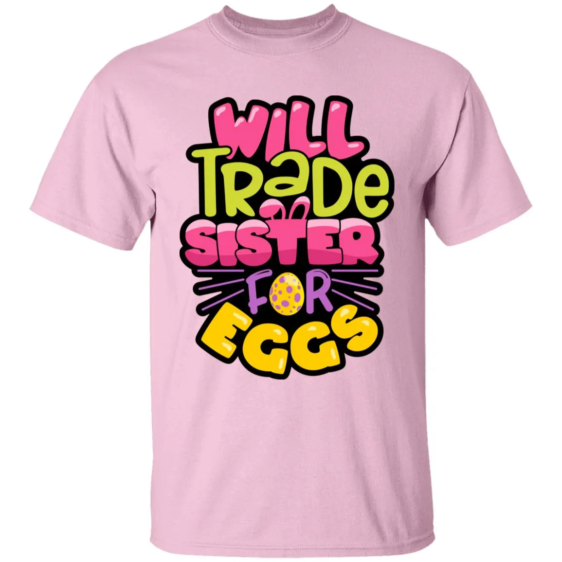 Will Trade Sister for Eggs Youth 5.3 oz 100% Cotton T-Shirt