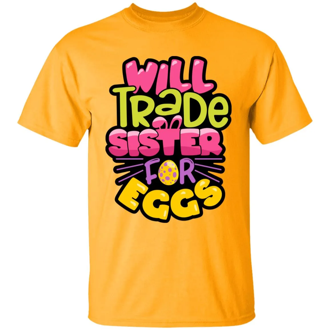 Will Trade Sister for Eggs Youth 5.3 oz 100% Cotton T-Shirt