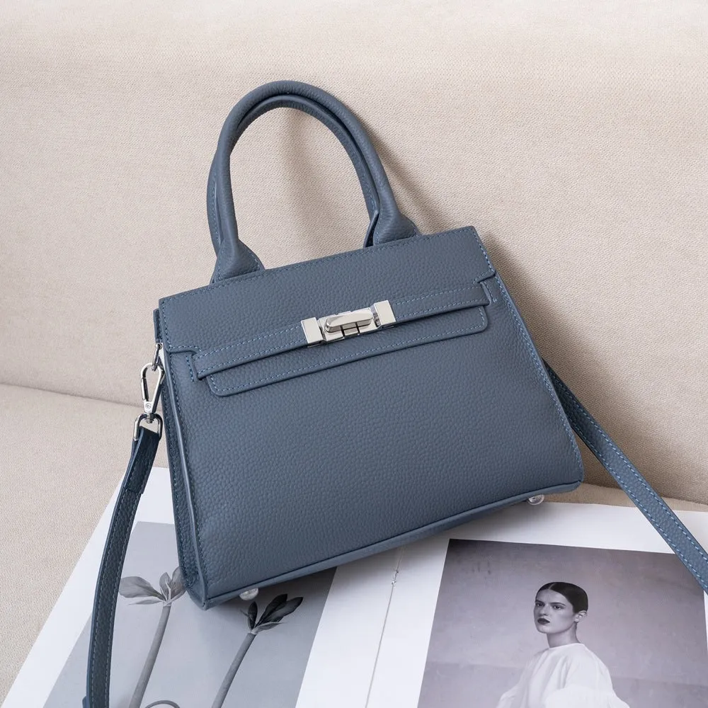 women's bags, genuine leather versatile handbags, new TOGO first-layer cowhide Kelly bags, casual messenger bags, bags 6648