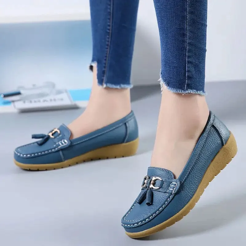 Women's Low Wedge Loafers