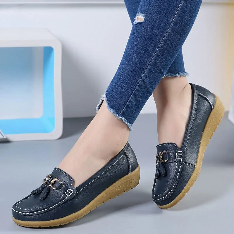 Women's Low Wedge Loafers