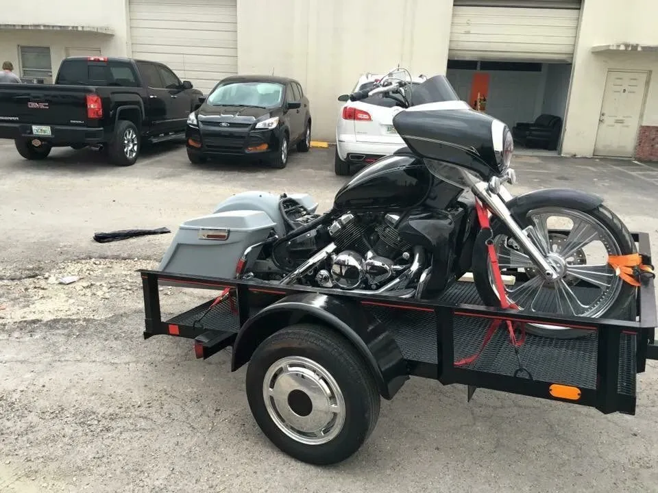Yamaha Royal Star Venture 5" Stretched Extended Saddlebags No Cut Outs   Fender & Lids - Fifty Five