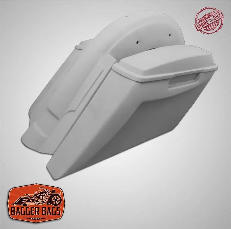 Yamaha Royal Star Venture 5" Stretched Extended Saddlebags No Cut Outs   Fender & Lids - Fifty Five