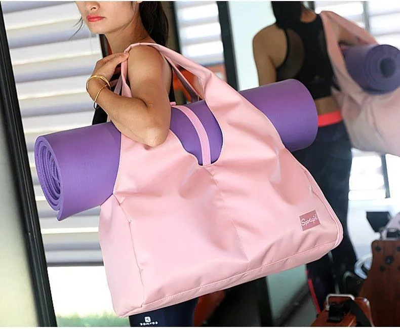 Yoga Mat Bag Gym Handbags Pink