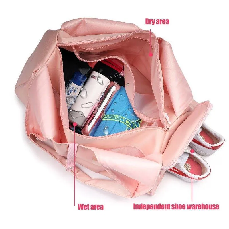 Yoga Mat Bag Gym Handbags Pink