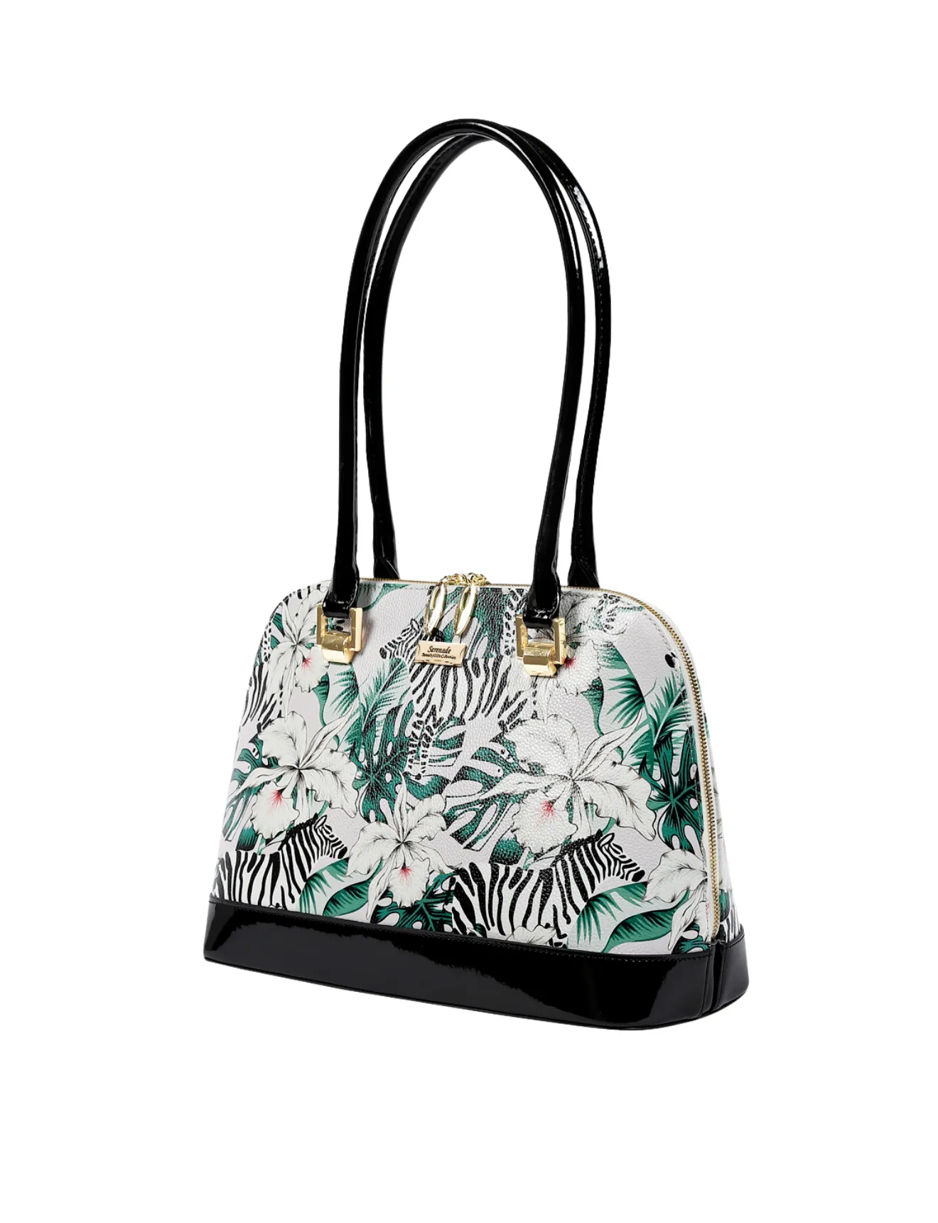ZEBRA LARGE LEATHER BAG- SN45-0758